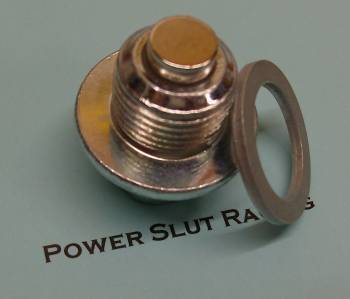 Power Slut Racing - Magnetic Drain Plug - Thread Size M18 x 1.50 (Large Magnet)