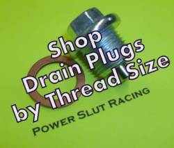 Magnetic Drain Plugs - By Thread Size